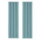 Deconovo Blackout Curtains Room Darkening Curtains Thermal Insulated Curtains Eyelet Curtains for Girls Bedroom Sky Blue W52 x L95 Inch One Pair