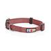 Reflective Marsala Brown Puppy or Dog Collar, Large