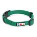 Solid Color Dark Green Puppy or Dog Collar, Medium