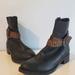 Anthropologie Shoes | Jasper & Jeera Black Leather Booties | Color: Black | Size: 7