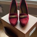 Coach Shoes | Coach Suede Pumps | Color: Red | Size: 9