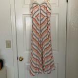 Free People Dresses | Free People Strapless Dress, Size Small | Color: Red/White | Size: S