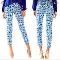 Lilly Pulitzer Pants & Jumpsuits | Lilly Pulitzer Get Trunky Pants | Color: Blue/White | Size: 4