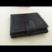 Coach Bags | Coach Signature Embossed Black Leather Wallet | Color: Black | Size: 4 1/2 W X 4 3/4 L