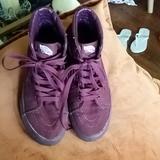 Vans Shoes | Burgundy Vans 4.5 Boys Ladies 6 | Color: Purple/Red | Size: 6