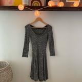 American Eagle Outfitters Dresses | American Eagle Long Sleeve Dress | Color: Black/White | Size: Xs