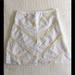 Free People Skirts | Free People White Cotton Aline Skirt | Color: Green/Pink/Tan/White | Size: 8