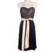 Anthropologie Dresses | Anthropologie Dil Black & Blush Strapless Dress | Color: Black | Size: 6
