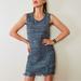 Anthropologie Dresses | New Anthropologie Holding Horses Fringed Mini Dress Xs Sleeveless | Color: Blue/White | Size: Xs