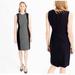 J. Crew Dresses | J Crew Striped Tweed Sheath Dress | Color: Black/White | Size: 4