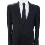 Burberry Suits & Blazers | Burberry Black Pinstriped Blazer Size 40r | Color: Black | Size: 40r