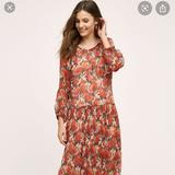 Anthropologie Dresses | Cetina Maxi Dress Anthropologie | Color: Orange/Red | Size: L