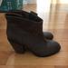 Jessica Simpson Shoes | Jessica Simpson Brown Chunky Heel Booties | Color: Brown | Size: 9
