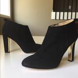 Kate Spade Shoes | Kate Spade Suede Booties | Color: Black | Size: 8.5