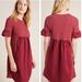 Anthropologie Dresses | Anthropologie Gwyneira Woven Dress Size Xs Nwt | Color: Pink/Red | Size: Xs