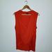 Anthropologie Tops | Left Of Center Faux Wrap Top | Color: Orange/Red | Size: S