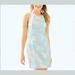 Lilly Pulitzer Dresses | Lilly Pulitzer Mila Blue Silver Cocktail Dress 4 | Color: Blue/Silver | Size: 4