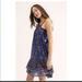 Free People Dresses | New Free People Blue Swing Floral Ruffle Dress | Color: Blue | Size: M