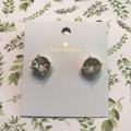 Kate Spade Jewelry | Kate Spade Clear Crystal Studs | Color: Silver | Size: Os