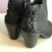 Jessica Simpson Shoes | Black Leather Booties Never Worn | Color: Black | Size: 10