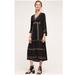 Anthropologie Dresses | Anthropologie Merivana Midi Dress Xs New Black Nwt | Color: Black | Size: Xs