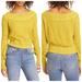 Free People Sweaters | Free People Verbena Combo Off The Shoulder Sweater | Color: Gold | Size: L