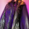 Levi's Jackets & Coats | Levi Faux-Leather Aviator Bomber Jacket | Color: Black/Brown | Size: L