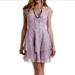 Free People Dresses | Free People Lace Rock Candy Dress 6 | Color: Purple | Size: 6