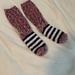 American Eagle Outfitters Accessories | Ae Knit Socks | Color: Pink/Purple | Size: Os