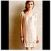 Anthropologie Dresses | Anthropologie Rehane Mirror Trim Tunic Dress | Color: Cream/Silver | Size: L