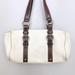 Coach Bags | Coach “Chelsea” Leather Satchel Bag F10887 | Color: Brown/White | Size: 16” X 8.5”