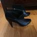 Coach Shoes | Coach Black Leather Booties | Color: Black | Size: 8