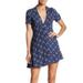 Free People Dresses | Free People Melody Easy Print Mini Dress | Color: Black/Blue | Size: 4