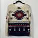 American Eagle Outfitters Sweaters | American Eagle Outfitters Aztec Design Sweater Xs | Color: Cream/Red | Size: Xs