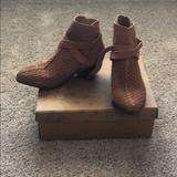 Free People Shoes | Free People Never Worn Booties | Color: Tan | Size: 7