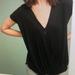 Anthropologie Tops | Anthropologie Saturday Sunday Clarissa Wrap Top | Color: Black | Size: S