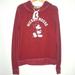 Disney Tops | Mickey Mouse Red Hooded Sweatshirt Jr's Xl | Color: Red | Size: Xlj