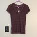 American Eagle Outfitters Tops | Aeo V Neck | Color: Red | Size: Xs