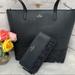 Kate Spade Bags | #Bagsavenue Glitter Kate Spade Penny Greta Tote Wallet Black | Color: Black | Size: Os