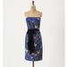 Anthropologie Dresses | Anthro Nathalie Lete Butterfly Net Strapless Dress | Color: Blue/Red | Size: 4