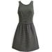 Madewell Dresses | Madewell Dress Tank Ykk Zipper Black White Stripes | Color: Black/White | Size: Xxs