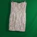 Jessica Simpson Dresses | Jessica Simpson Sz 10 Nude Lace Strapless Dress | Color: Tan/White | Size: 10