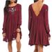 Free People Dresses | Nwt Free People Dress In Plum | Color: Red | Size: S