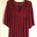 American Eagle Outfitters Dresses | Flash Sale! American Eagle Boho Swing Dress | Color: Red | Size: Xs