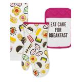 Kate Spade Kitchen | Kate Spade 3 Piece Kitchen Set | Color: Pink/White | Size: Os