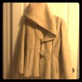 Nine West Jackets & Coats | Beautiful Nude Suede And Fur Jacket | Color: Cream | Size: S