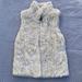 Zara Jackets & Coats | Zara Kids Cream Faux Fur Vest | Color: Cream | Size: Xlg