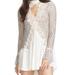 Free People Dresses | Free People New Tell Tale Lace Mini Dress | Color: White | Size: S