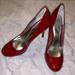 Jessica Simpson Shoes | Fire Red Jessica Simpson Round Toe Heels! | Color: Red | Size: 8