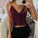 Brandy Melville Tops | Brandy Melville Burgundy Tank | Color: Tan | Size: S